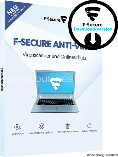 F-SECURE Anti-Virus 2022 für PC | D/F/I/E | Win | ESD