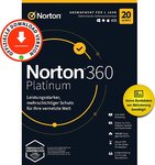 NORTON 360 PLATINUM | 20 Geräte/1 Jahr | 100 GB | Win/Mac/iOs/Android | D/F/I/E | ESD