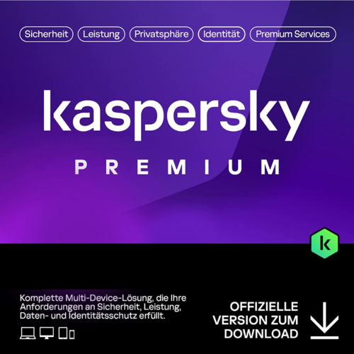 Kaspersky Premium 2024 | D/F/I/E | Win/Mac/Android/iOS | ESD